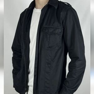 Rag & Bone Black Military Field Jacket
